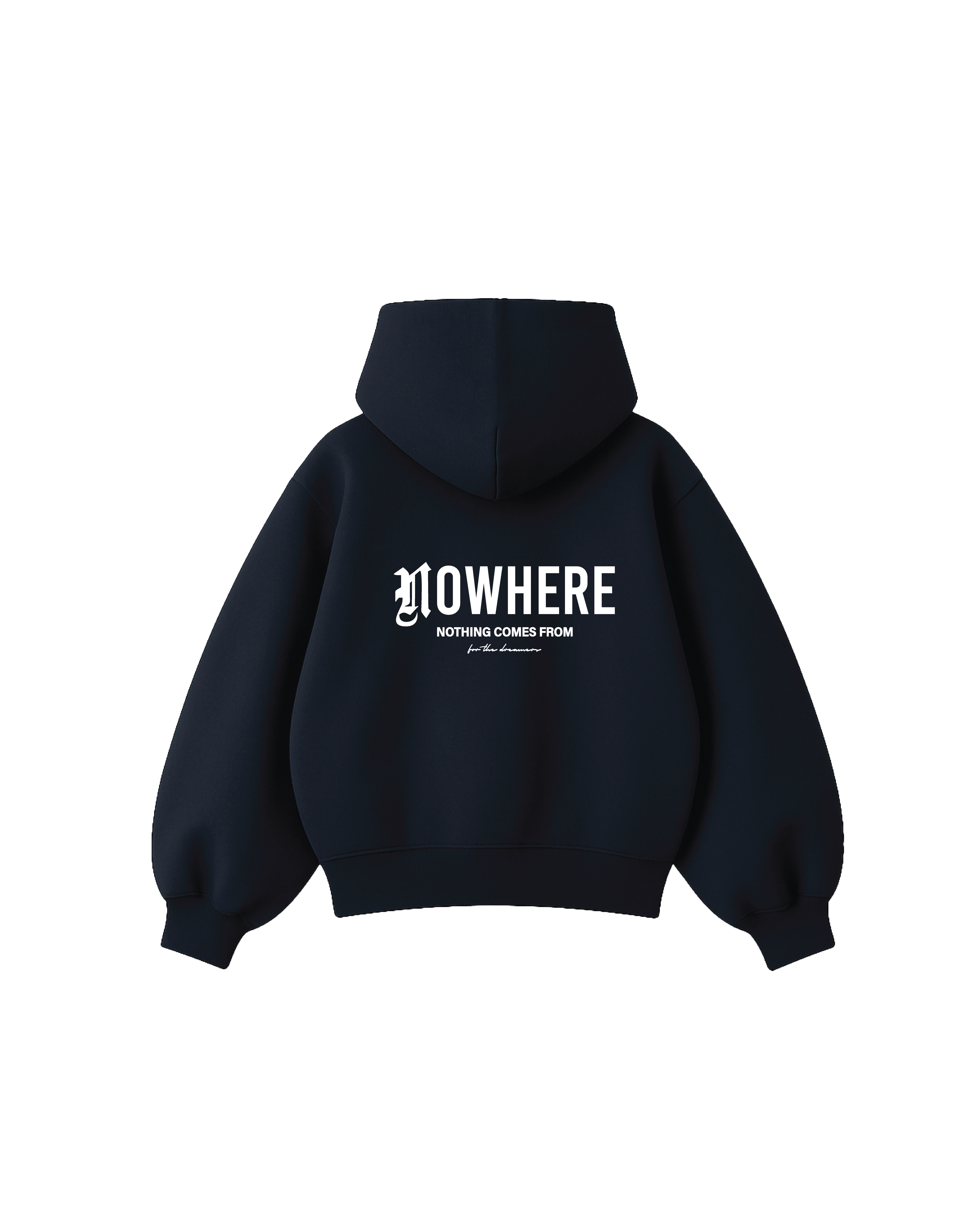 The Nowhere Club Zip Up Hoodie (Navy)
