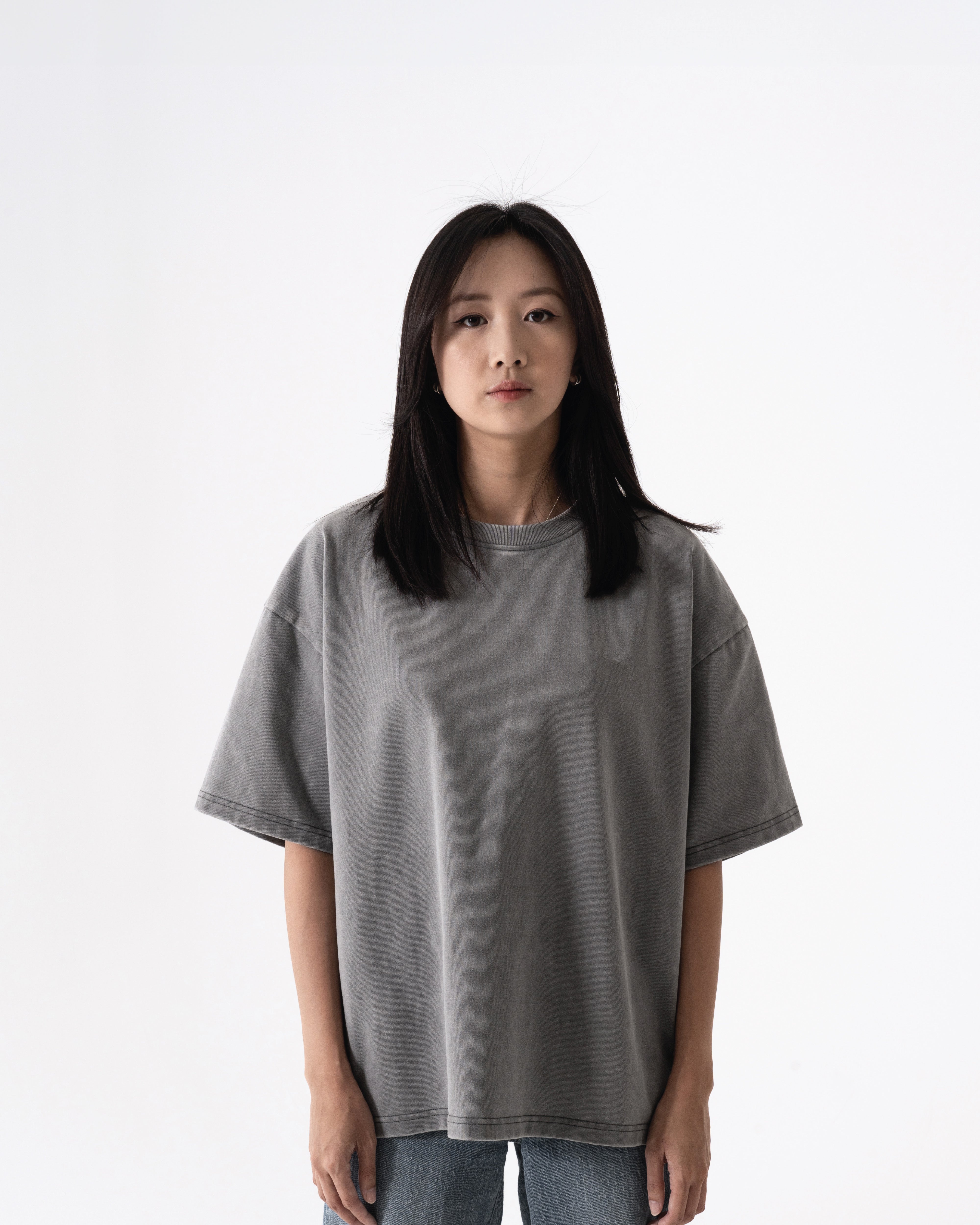 Nowhere Blank T-Shirt - Washed Grey