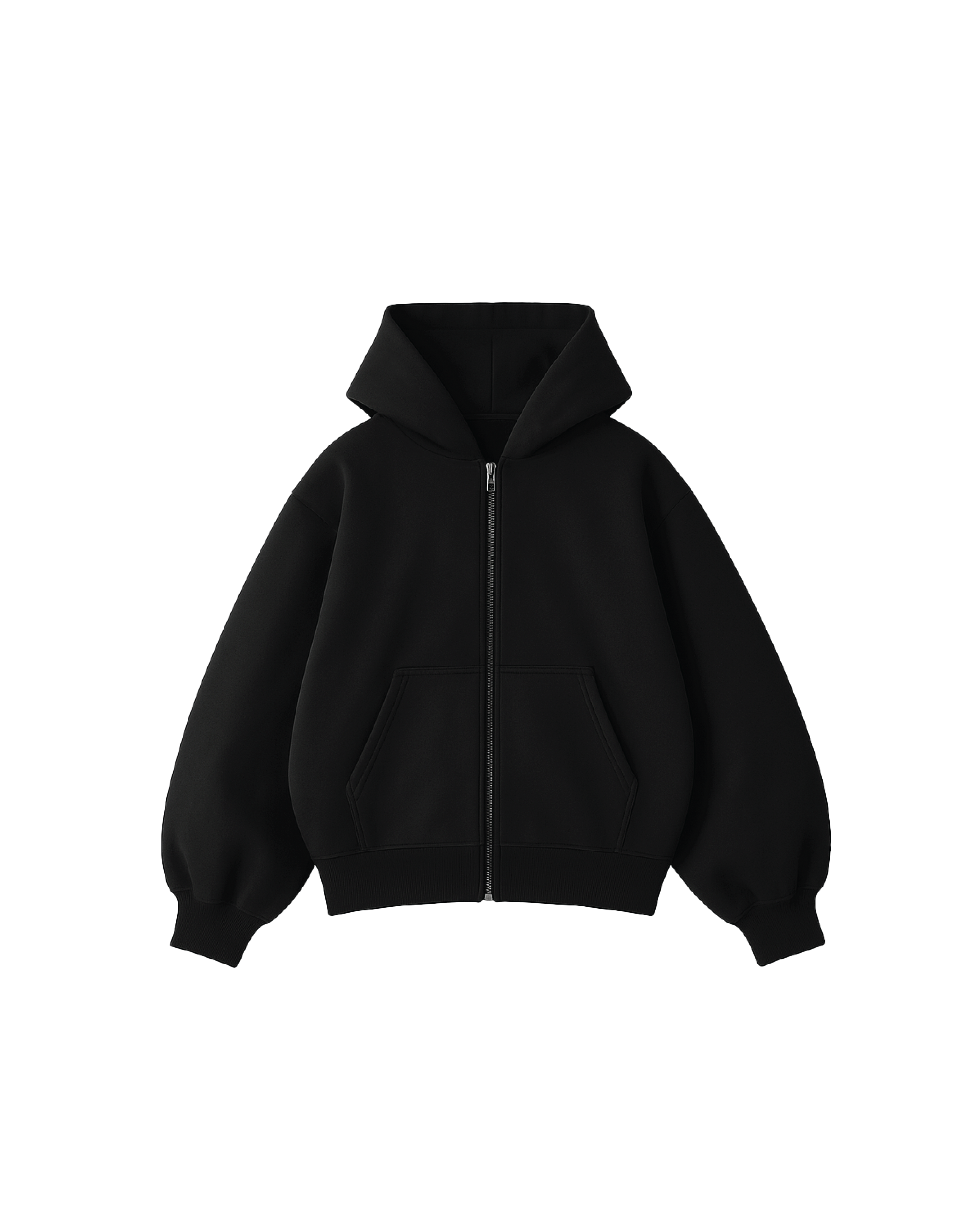 The Nowhere Zip Up Hoodie (Black)