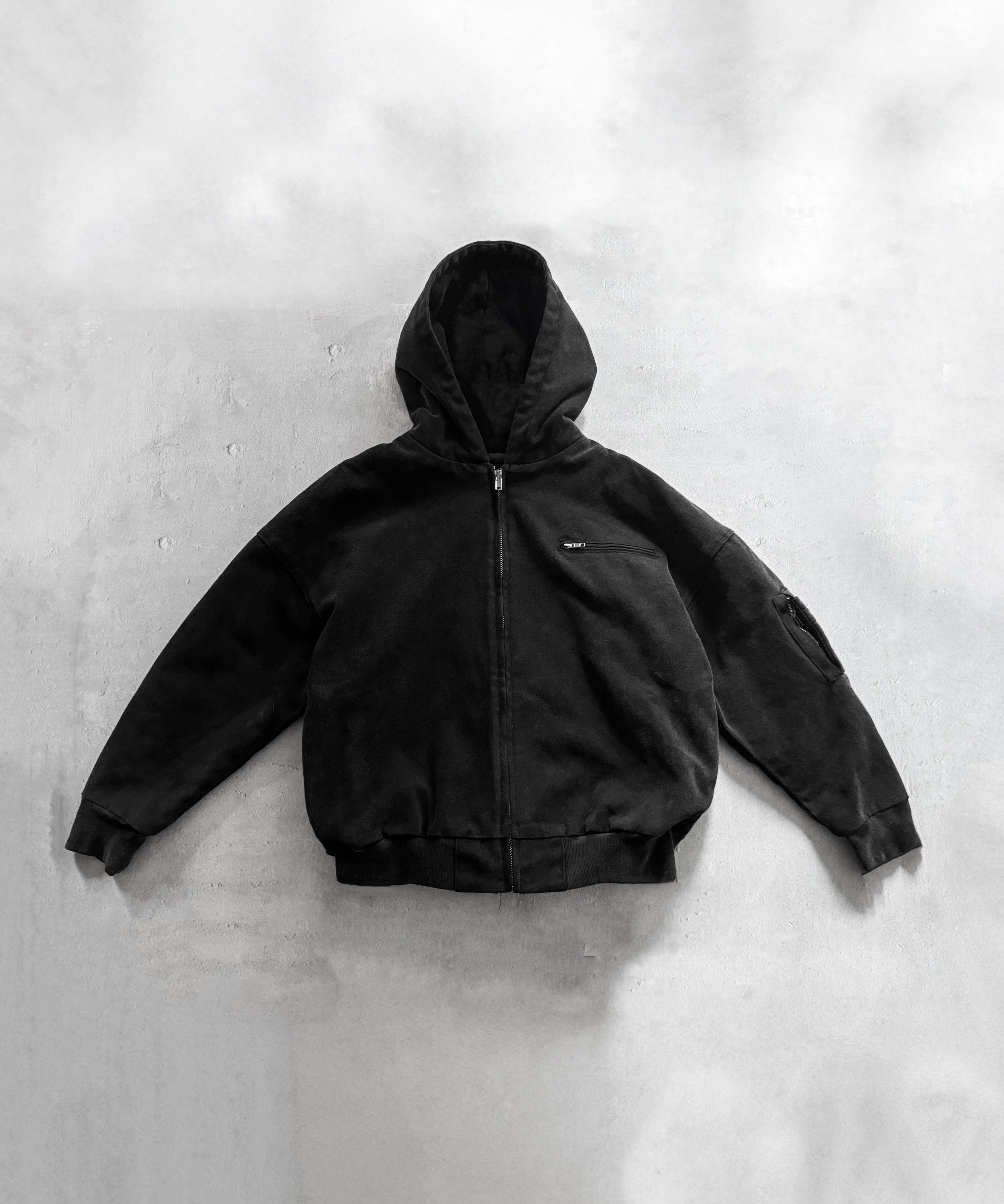 The Nowhere Canvas Jacket - Washed Black