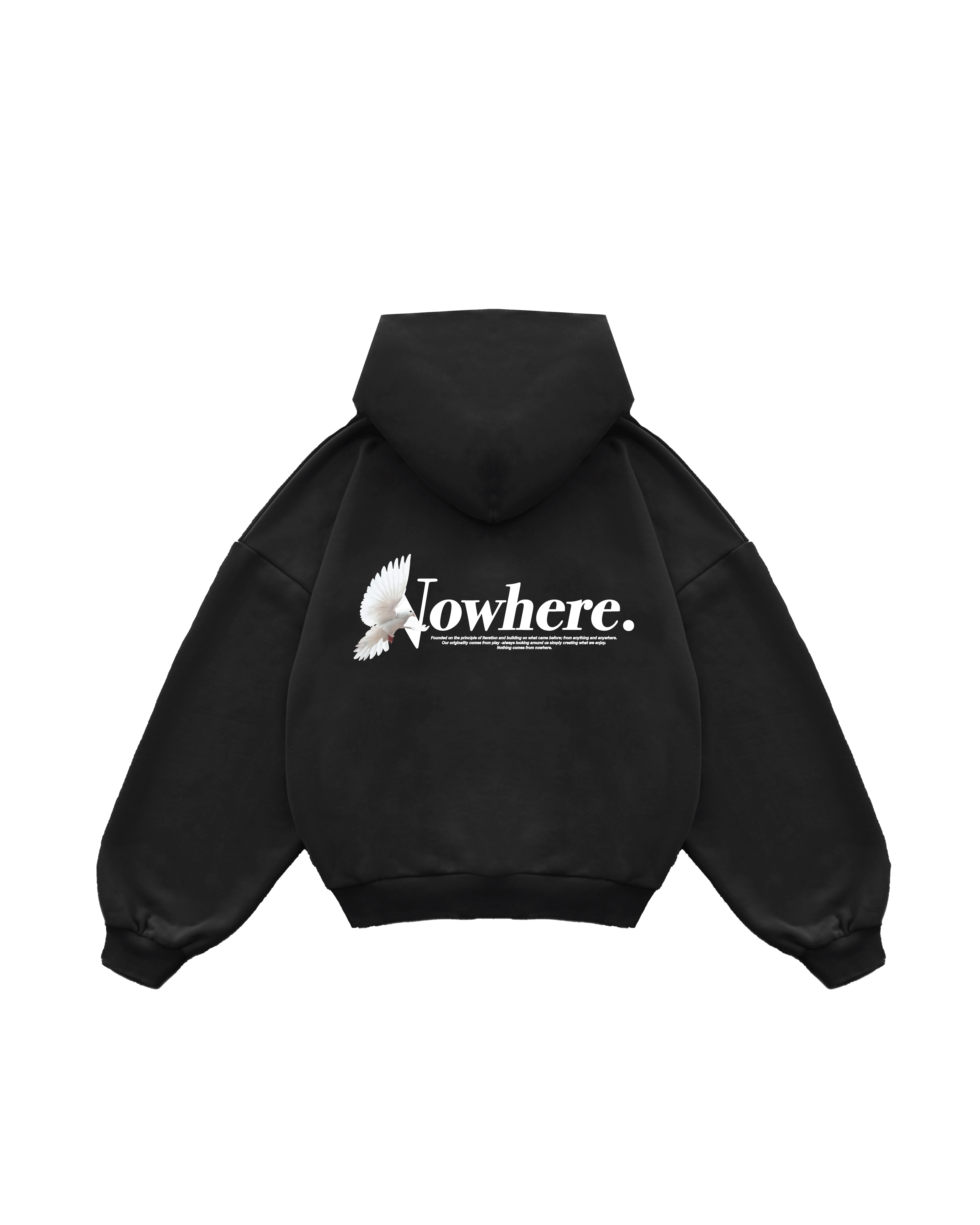 The Nowhere Hoodie - Black